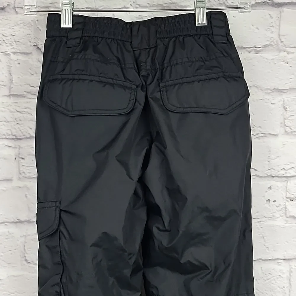 ZeroXposur Boys' S/8 Black Performance Snow Ski Pants Insulated Cargo Pockets